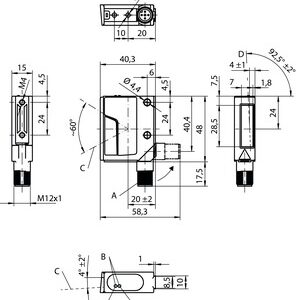 Alternative view of Hệ thống định vị BPS 8 SM 102-01 Leuze